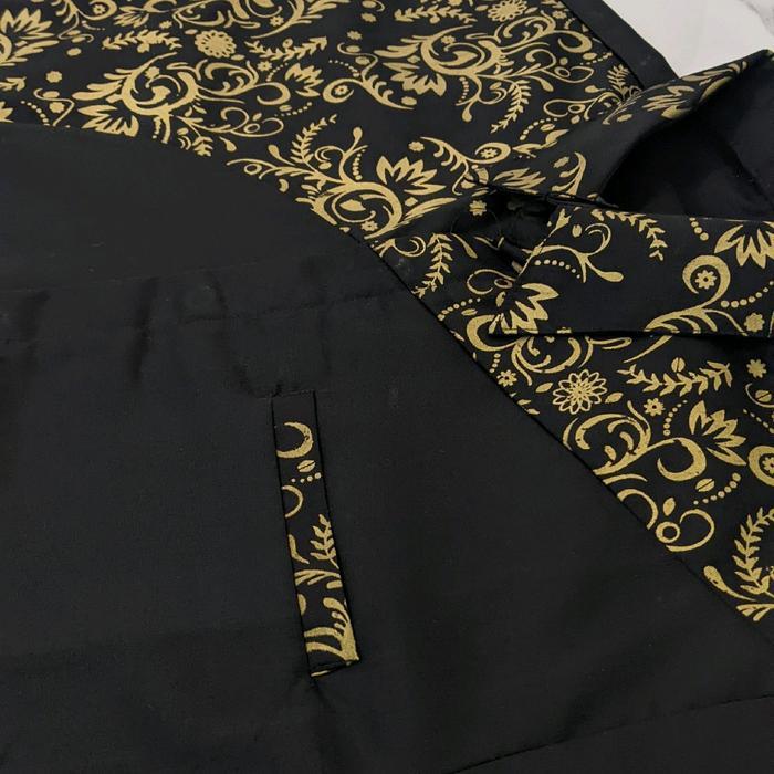 BAJU SERAGAM BATIK KOMBINASI SERAGAM KARYAWAN TOKO HOTEL RESTO KATERING KAFE BAHAN DRILL KATUN