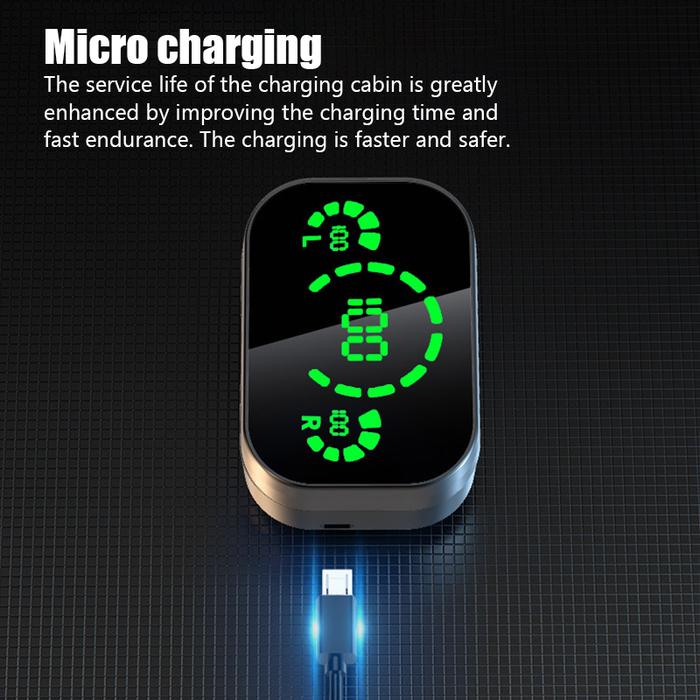 TWS YD03 Wireless Bluetooth Headset with Mic Earbuds 3000Mah Charger