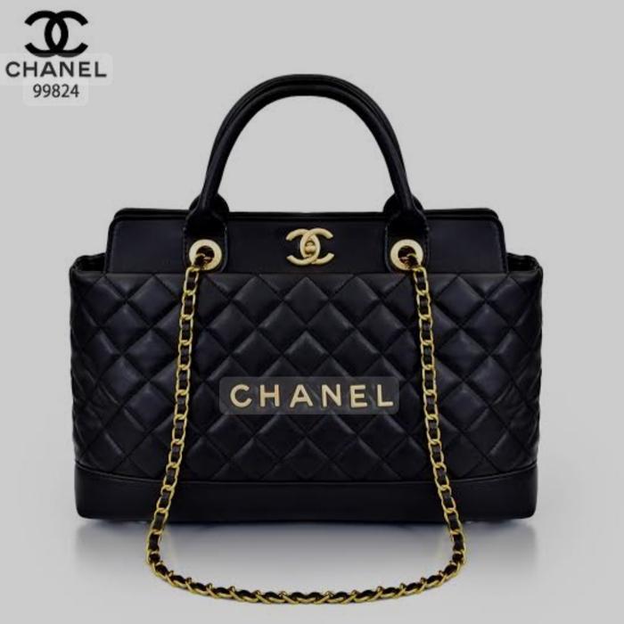 BAG TOTE CHANNEL FREEBOX BLACK ORIGINAL