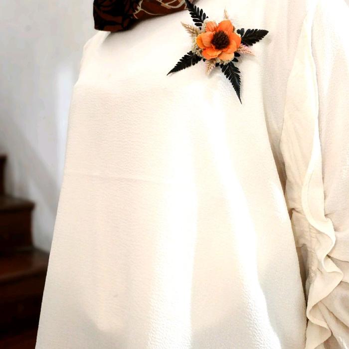 Corsage Bunga Kering Rustic | Dried Flower Boutonniere