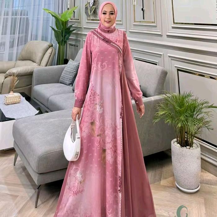 GAMIS SET HIJAB DAN SETELAN GLAMZ