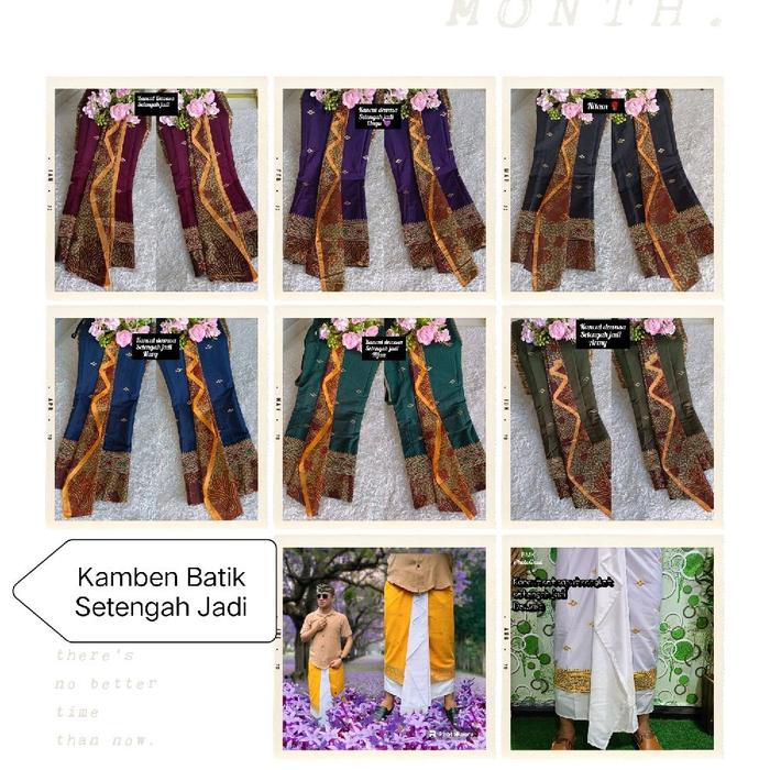 Kamben Kancut Setengah Jadi BATIK