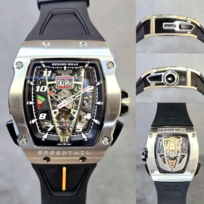 Jam tangan Rm40-01 Speedtail mcleren 42mm fullser swiss