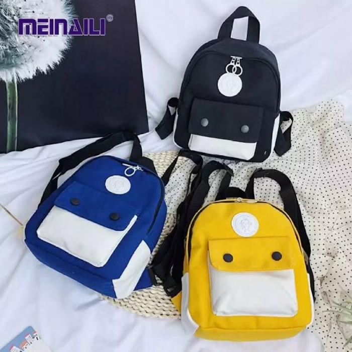 Tas Ransel Mini Anak Backpack Ransel Wanita Kombinasi Tas Ransel mini Pria Dan Wanita