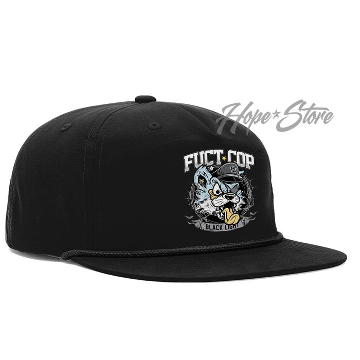 Topi Vintage Rope Hat Fuct Cop Logo | Snapback Oldskool classic Logo casual skateboarding