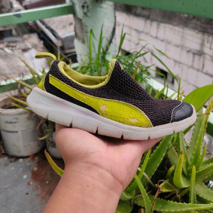 Puma Slip-On Bao 3 Mesh Kids Sepatu Anak Todler Sneakers Sepatu Anak Size 31