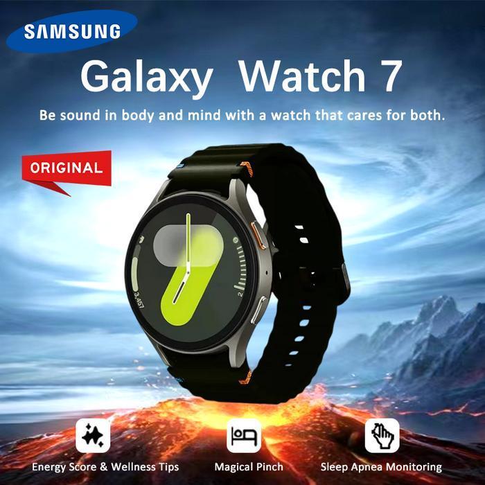 100%Ori Samsung Galaxy Watch 7 44Mm Smartwatch Waterproof Bluetooth Fitness Blood Pressure Blood Oxy