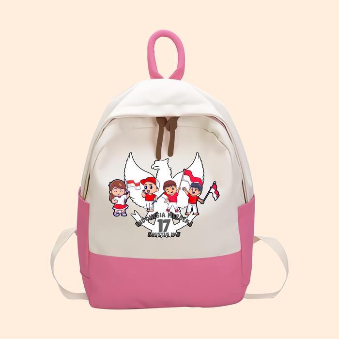 TERBATAS Tas Anak 17 Agustus Kemerdekaan Indonesia Anak SD TK Kantong Backpack Karakter Anak MDK-01
