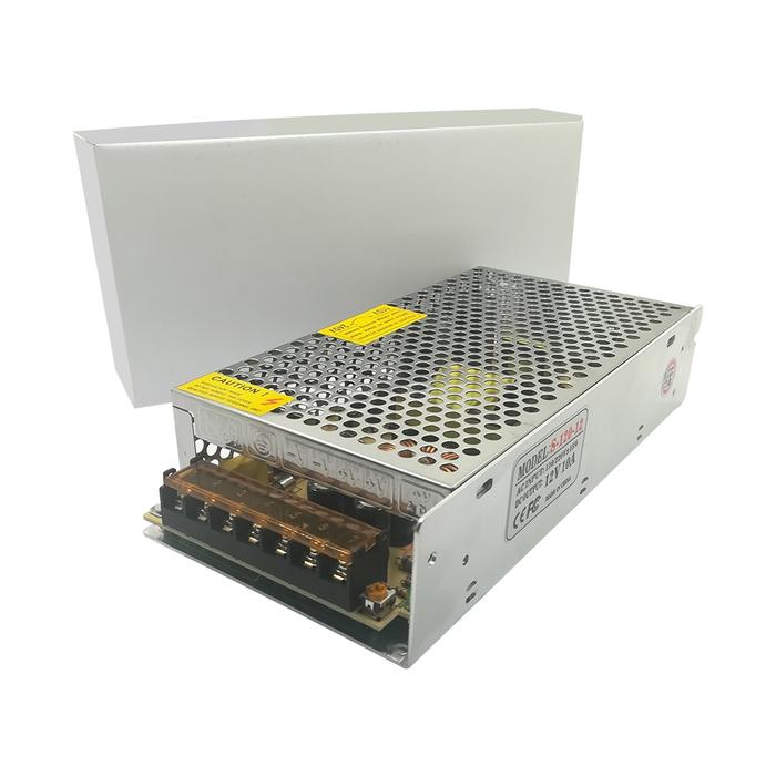 Power Supply Jaring Adaptor PSU 12v 10A 12 volt 10 Ampere Trafo CCTV Lampu LED