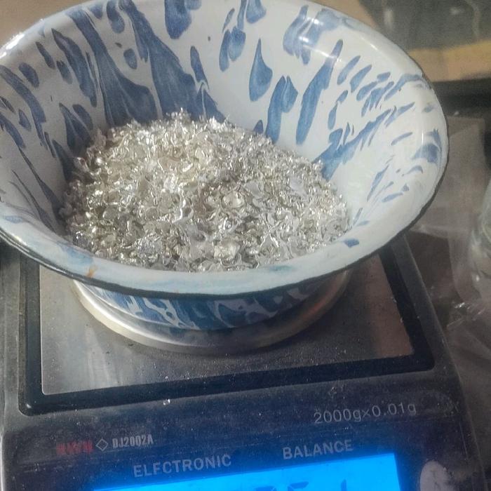 perak mentah murni granul 99,9% cocok buat investasi bisa dijual kembali d toko terdekat