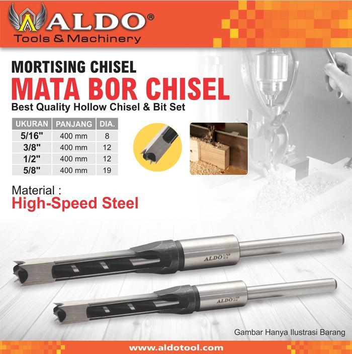 MATA BOR CHISEL / MATA BOR BOBOK KAYU MERK ALDO
