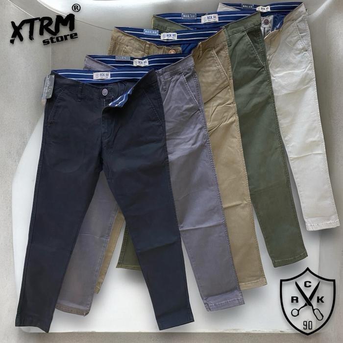 RCK-90 kaito series | celana chino slimfit pria.rck-str,chinos rockstar. Chino pria slimfit elegan.