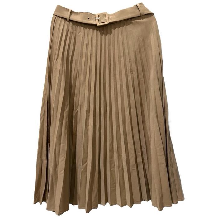 Zara Preloved Pleated Skirt With Belt