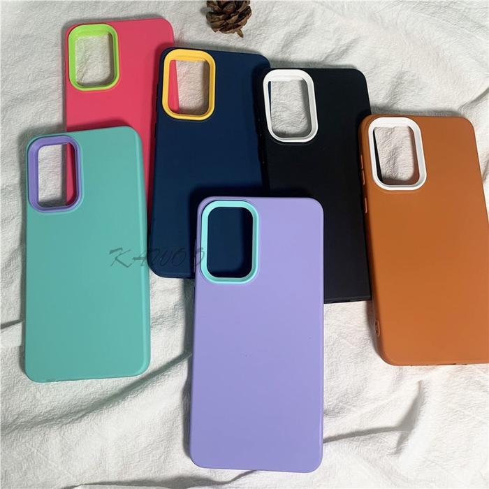 CASE 3IN1 PASTEL SAMSUNG A04E A12 M12 A22 4G M32 4G M22 A21S A53 A72 A52 A52S A32 A20 A30 M10S A02S