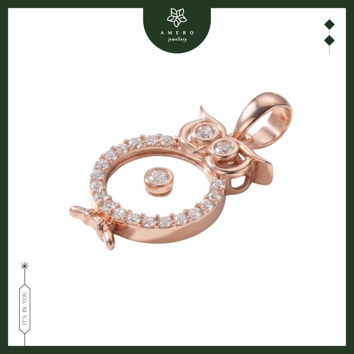 Liontin Emas Rose Gold 17K Leora LL-76 Amero Jewellery