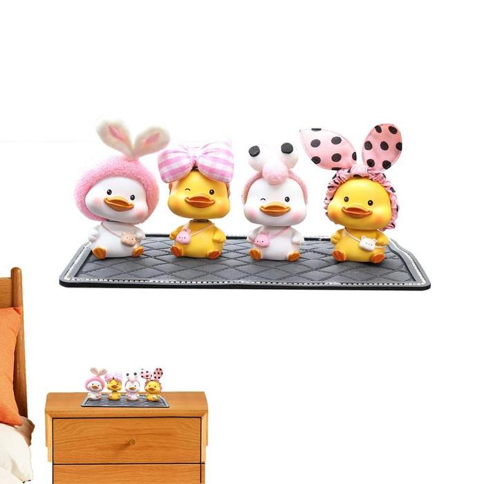 Duck Desktop Ornament Shaking Head Duck Ornament Car Dashboard Bobble