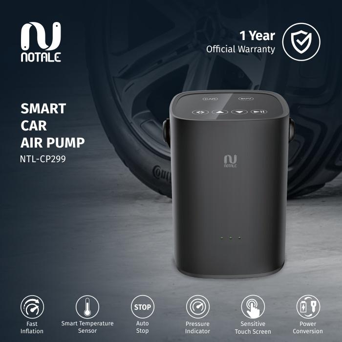 Notale Air Pump Inflator Electric Pompa Ban Mobil Sepeda Elektrik Pompa Angin