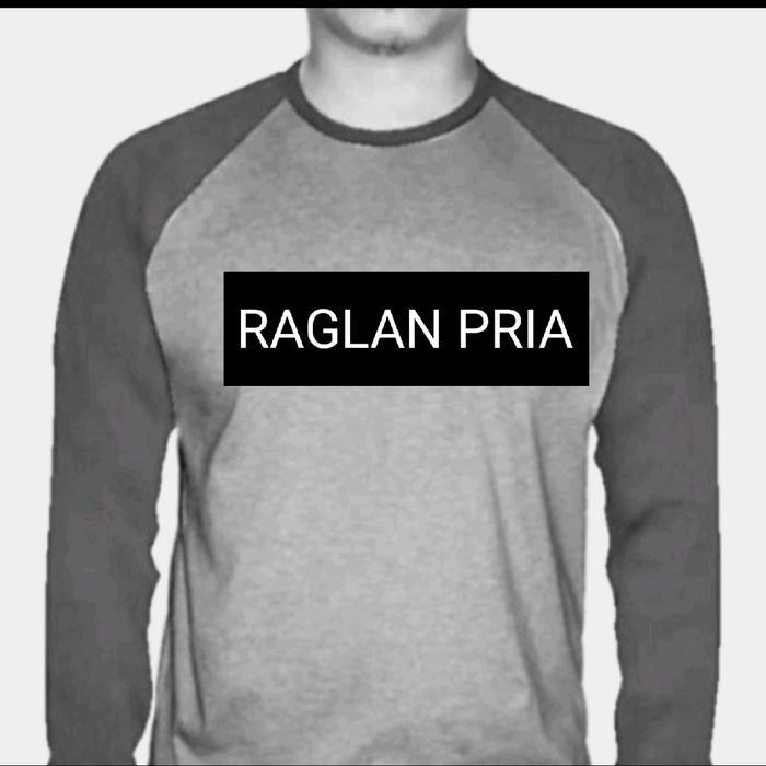 promo POLA KAOS RAGLAN PRIA DEWASA 5 UKURAN LENGAN PANJANG DAN PENDEK Pria