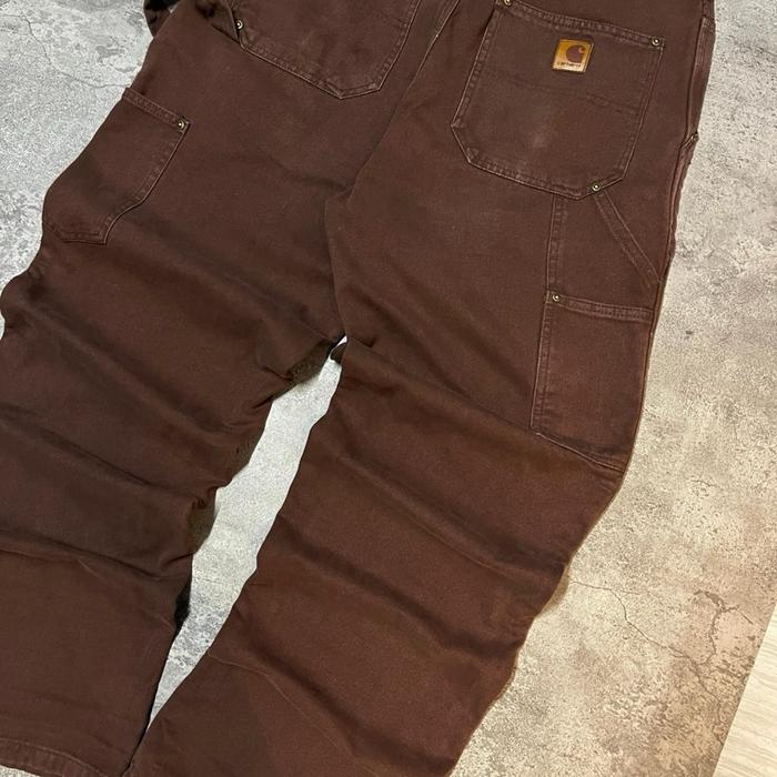 Double knee carhartt dark brown vintage original