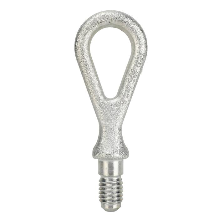 Towing Eye Hook Tow Thread Hook Silver Durable Screw Rod Heavy Duty