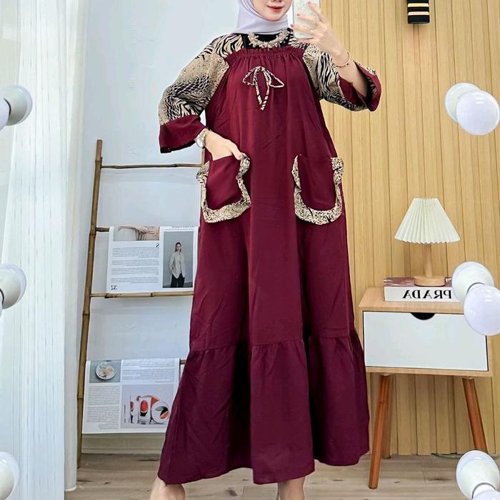 Daster Pekalongan Wanita Model Terbaru Bahan Rayon COD