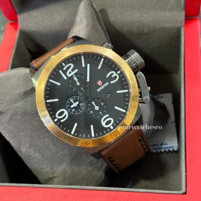 ￼Jam Tangan Pria Expedition E6339 E 6639 Leather Original Garansi Resmi 1 Tahun