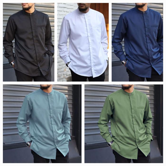 JJ976 [Kem Koko Gorta N1] baju koko pria toyobo varian warna dan ukuran PROMO SPECIAL