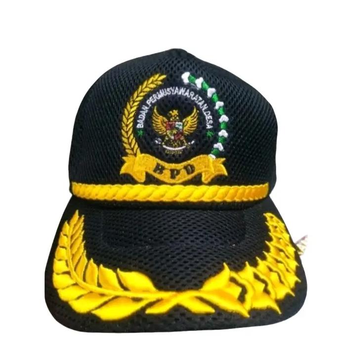 topi BPD terbaru topi bordir logo BPD topi seragam BPd desa