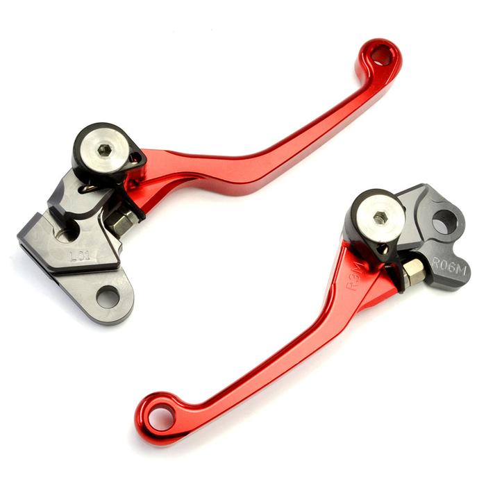 Tuas Kopling Rem Lipat Pivot CNC untuk Honda CRF250X 2004-2017