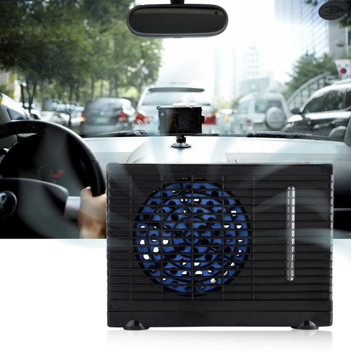 Evaporative Cooling Fan Portable 12V Car Truck Home Mini Cooler Evaporative Water Cooling Fan Mini
