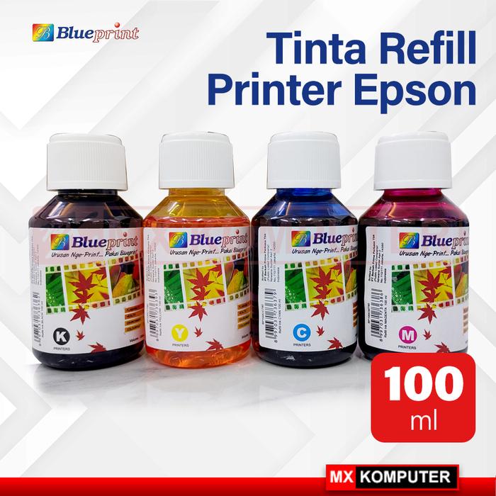 Tinta Refill Botol Blueprint 100Ml Printer Epson
