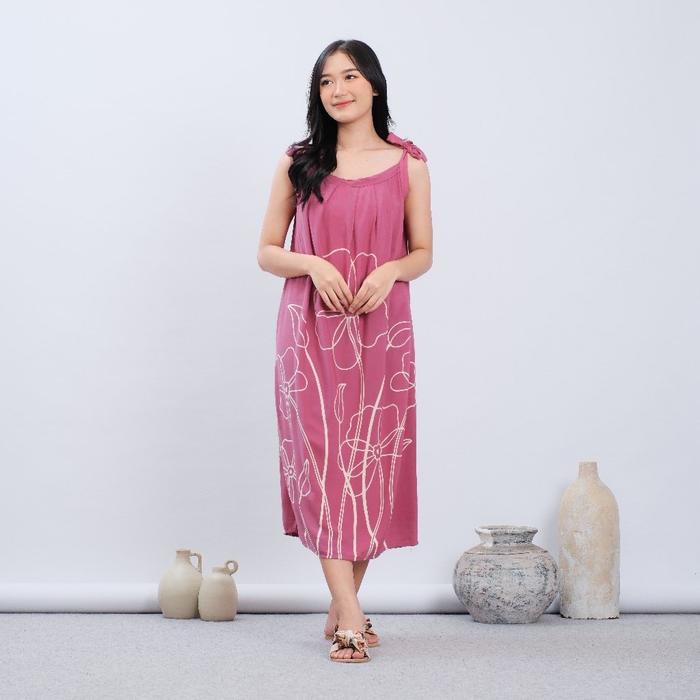 Msa Daster Yukensi lavender tali Wanita  Busui ld 120cm Baju  Tidur  Dress Yukensi nyaman  Lingerie 