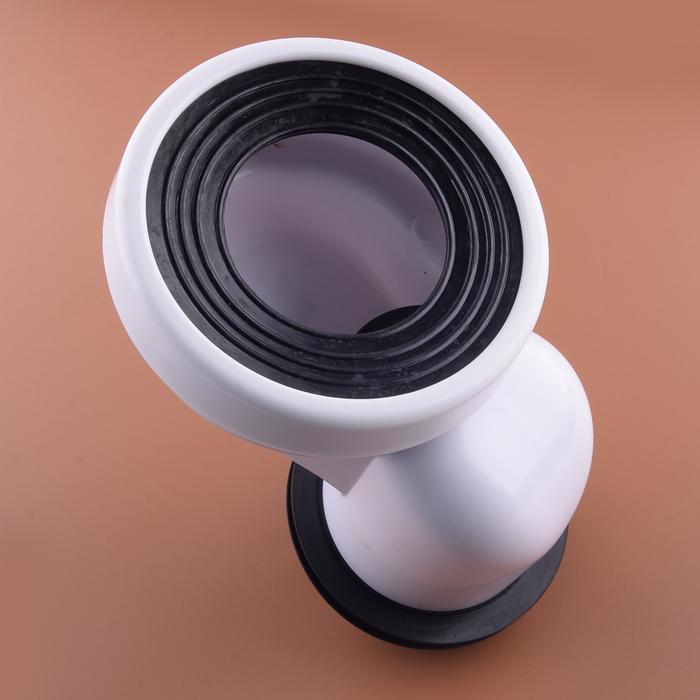 PVC 100mm Offset Toilet WC Misaligned Pan Connector Shifter Bowl