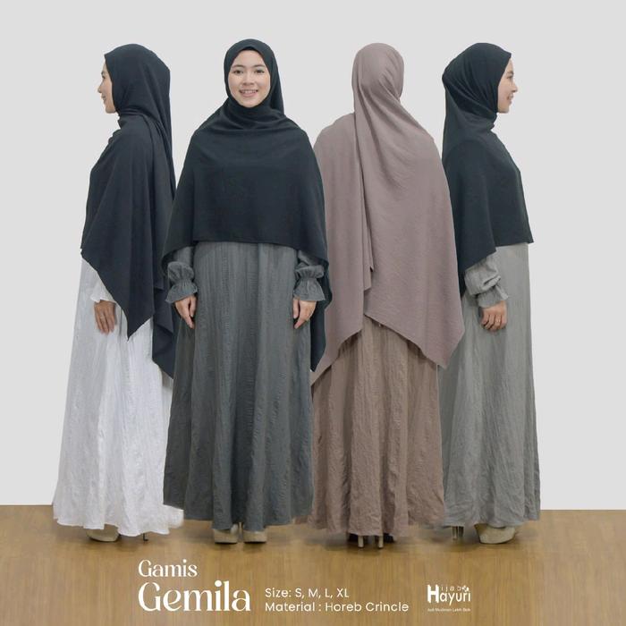 Gamis Gemila Syari, Unik & Cantik by Hijab Hayuri