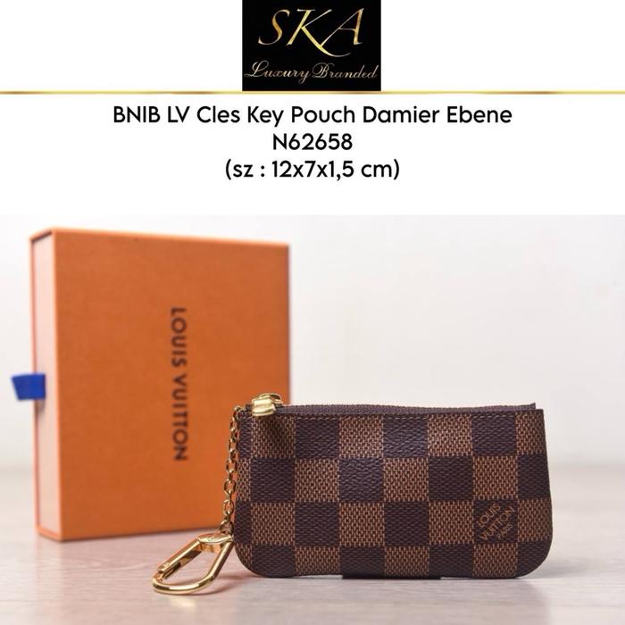 LV Cles Key Pouch Damier Ebene N62658