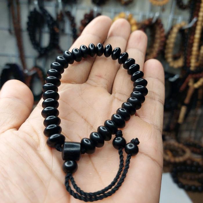 Gelang Kelor Hitam, Gelang Tasbih Kelor Hitam, Gelang Kelor Hitam Tali Serut, Gelang Tali Serut Hari