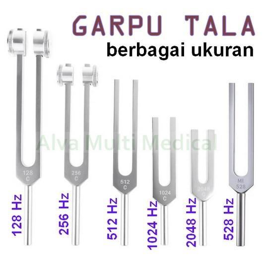 TUNING FORK / GARPU TALA DENGAN TAS / Garputala Medical / Garpu Tala Medis / Medical Healing Tuning