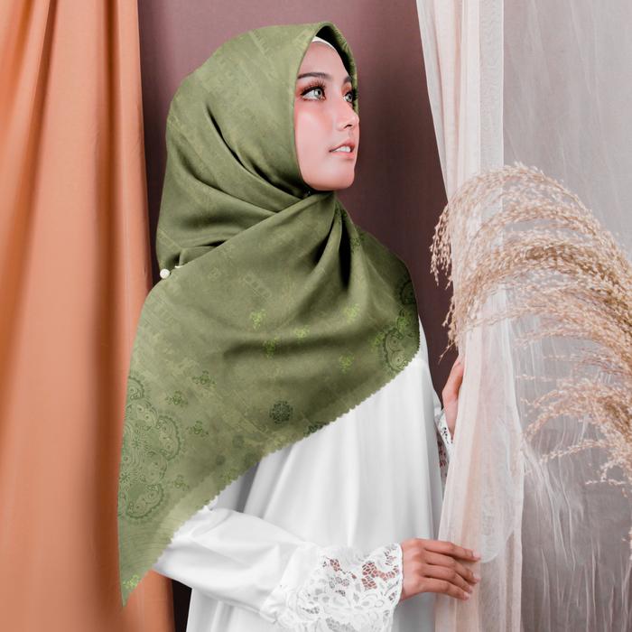 HIJAB MOTIF RAUDHAH SERIES DESIGN C.115.025.B | CALDERA SIGNATURE HIJAB PRINTING