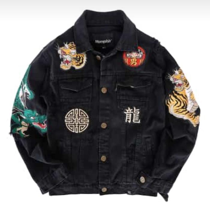 Memphisorigins Denim Jacket Ryutora Original Jaket Pria Wanita BNIP
