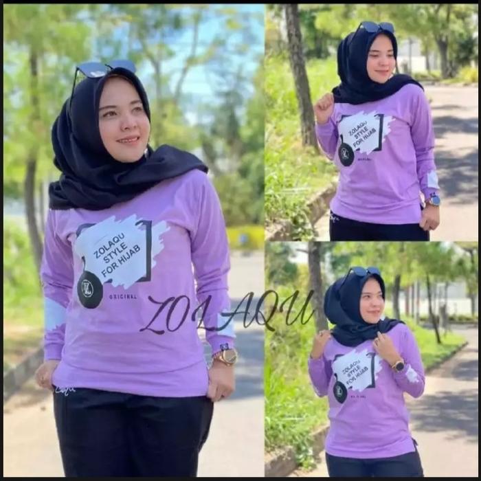 Baju zalaqu/sweater zalaqu/lengan panjang