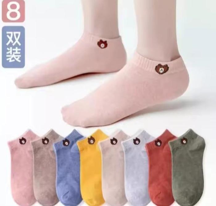 KAOS KAKI MK BERUWANG KAOS KAKI SEMATAKAKI  MOTIF BERUWANG Pendek Wanita Nyaman Tipis