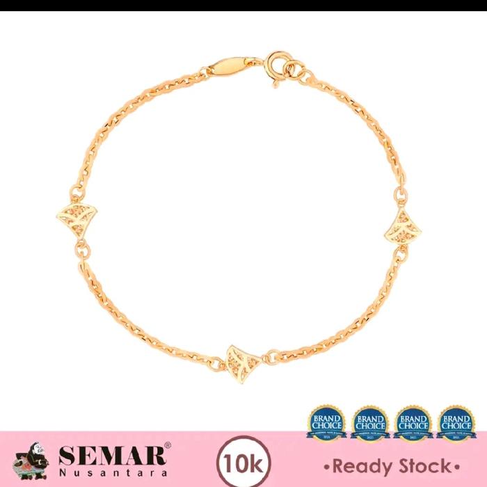 gelang emas gold wanita 10k