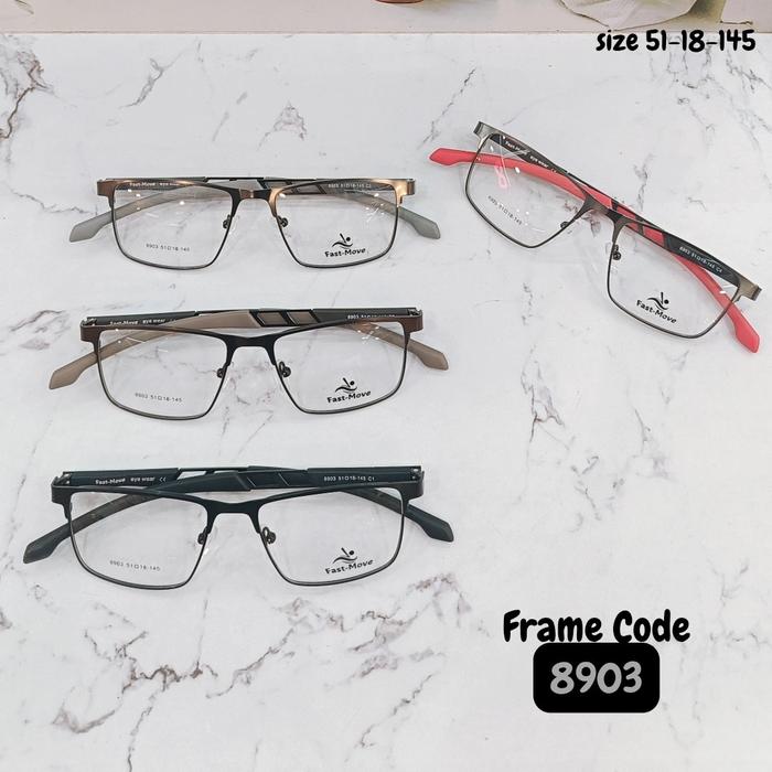 Kacamata Model Kotak Kode Frame 8903