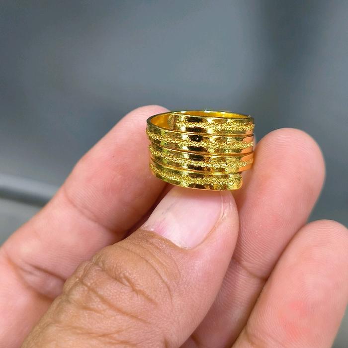 cincin lapis emas crum asli , emas penang khas nangroe aceh