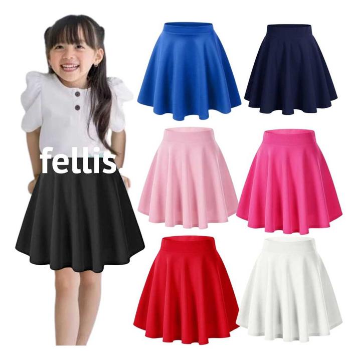 Rok Polos Anak Rok payung Anak Rok Jepang Anak Rok Koraen Anak Rok Polos Anak Jumbo