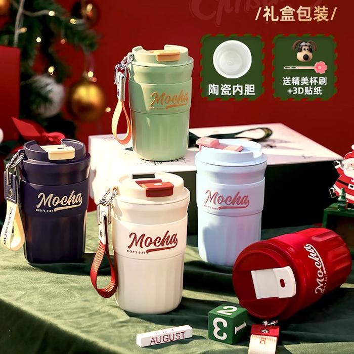 Ceramic liner water bottle Portable Lovers Water bottle Vacuum