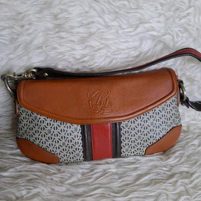 Tas Pesta Soulder Luis Quartos Preloved Kulit Asli / Tas Wanita LQ
