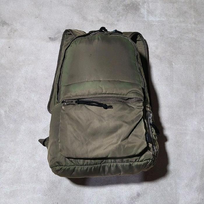 Tas ransel daypack pria allsaints hijau army bekas