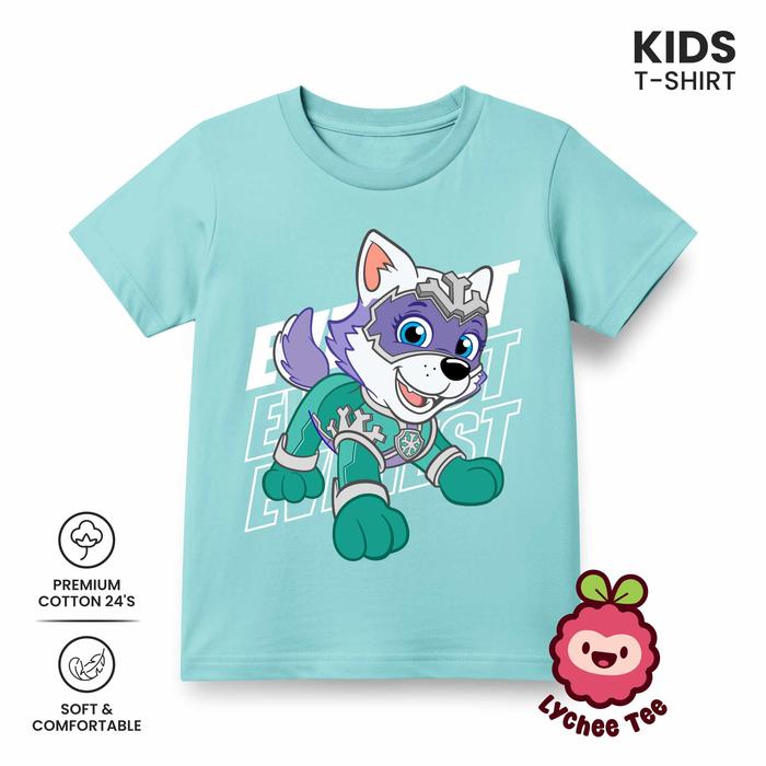 Kaos Tshirt Baju Atasan Anak Paw Patrol Mighty Pups Everest