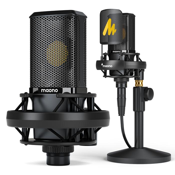Antarmuka Audio Maonocaster, Mikrofon Kondensor XLR, Studio Peralatan